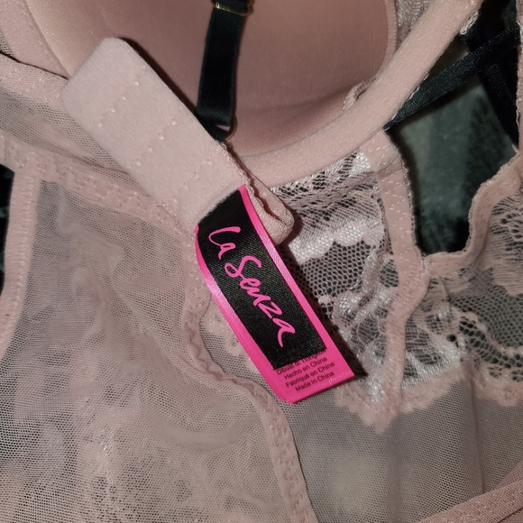 La Senza Pale Pink Lingerie Bodysuit - Picture 11 of 12